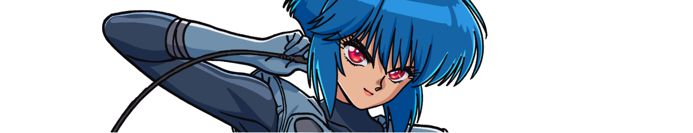 Motoko Kusanagi character art
